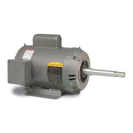 Baldor-Reliance Baldor-Reliance Motor JPL1406T, 3HP, 3450RPM, 1PH, 60HZ, 182JP, 3628L, OPEN, F1 JPL1406T